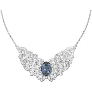 Swarovski Angel Necklace Clear & Montana Crystal